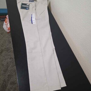IZod PERFORMANCE FLAT FRONT CHINO PANTS